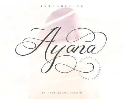 Ayana Calligraphy font
