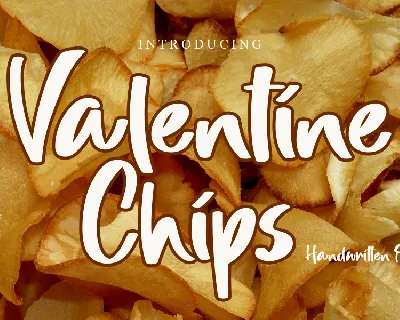 Valentine Chips font
