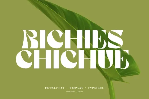 Richieschichue font