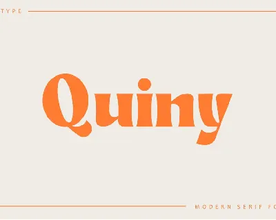 Quiny Typeface font