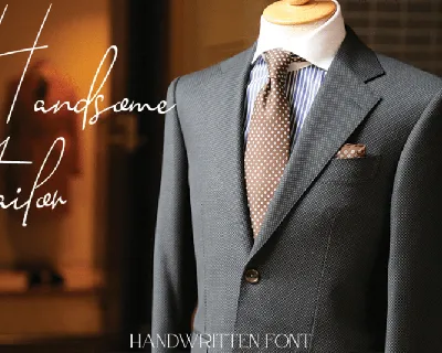 Handsome Tailor Handwritten font