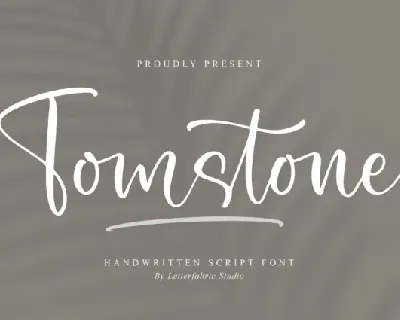 Tomstone font