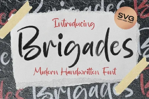 Brigades DEMO font