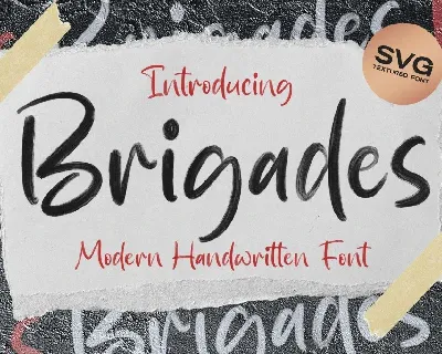 Brigades DEMO font