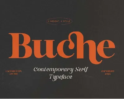 Buche font