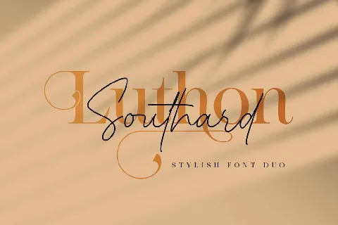 Luthon Southard font