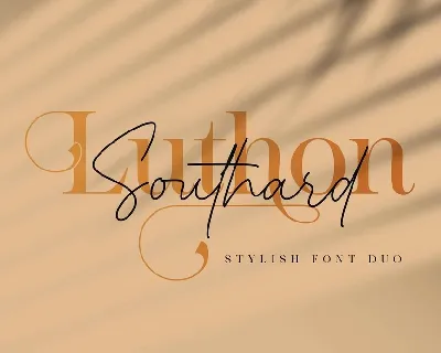 Luthon Southard font