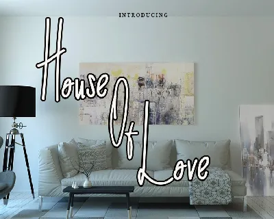 House Of Love font