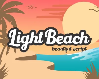 Light Beach font