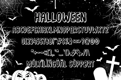 halloween font