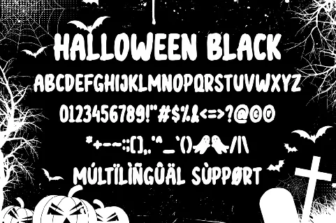 halloween font