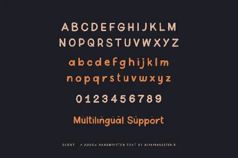 Scout font