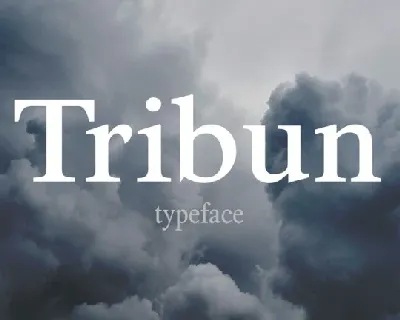 Tribun Family font