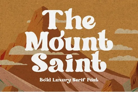The Mount Saint font