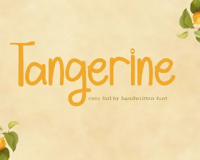 Tangerine font