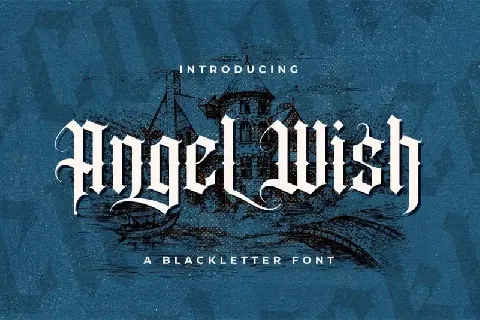 Angel Wish Blackletter font