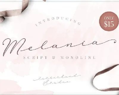 Melania Handwritten font