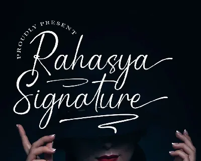 Rahasya Signature font