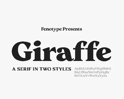 Giraffe font