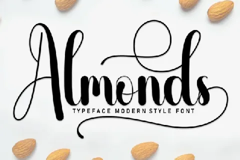 Almonds Script Typeface font