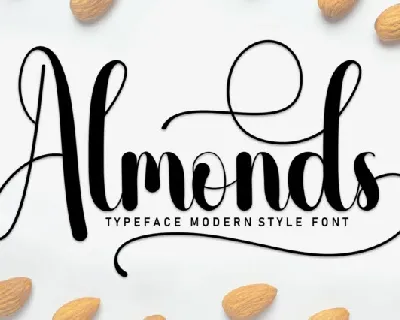 Almonds Script Typeface font