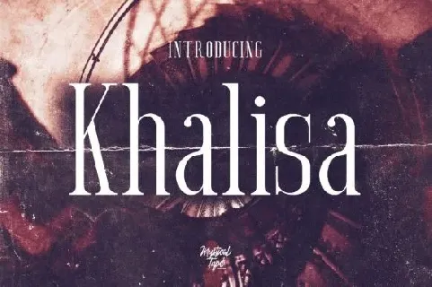 Khalisa Typeface font