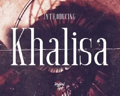 Khalisa Typeface font