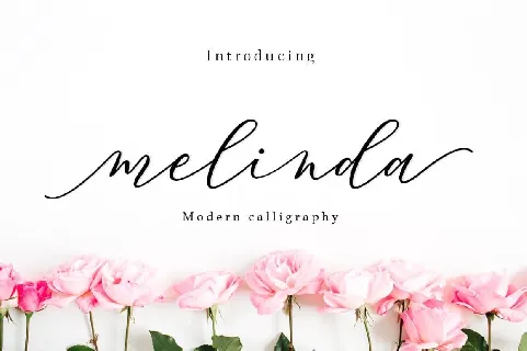 Melinda font