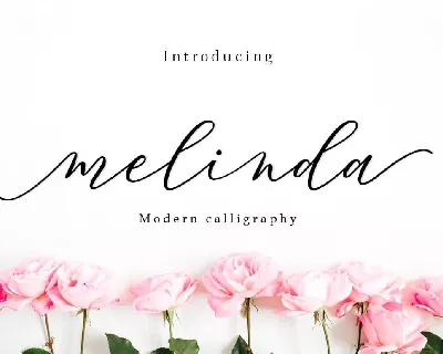 Melinda font