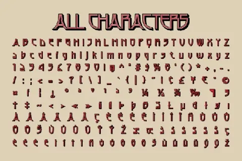 Chioki 3D font