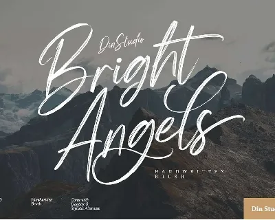 Bright Angels font