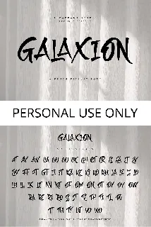 Galaxion font