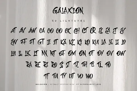 Galaxion font