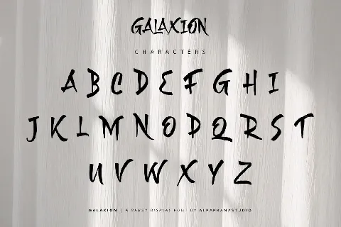 Galaxion font