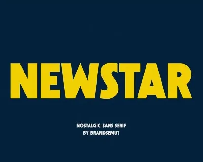 Newstar font