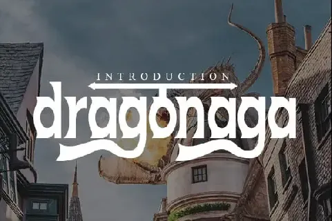 Dragonaga Display font