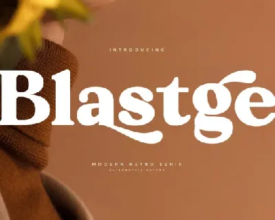 Blastge font