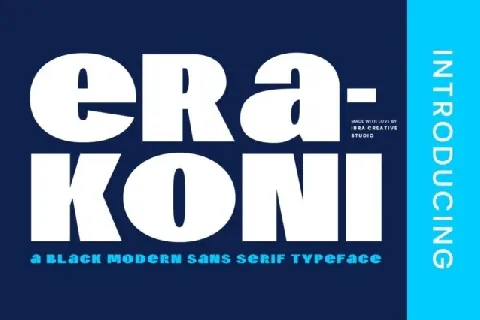 Erakoni font