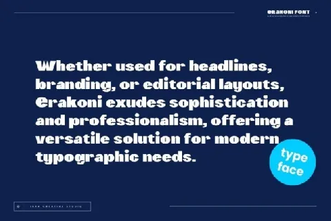 Erakoni font