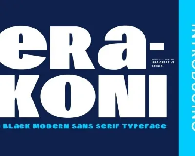 Erakoni font