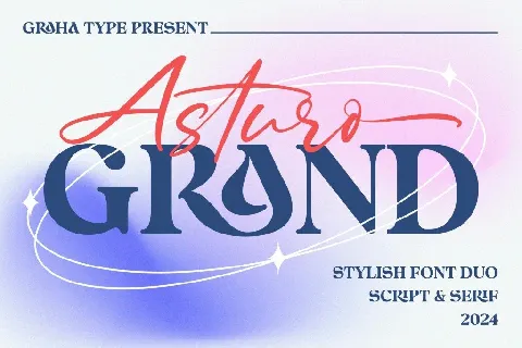 Asturo Grand DEMO font