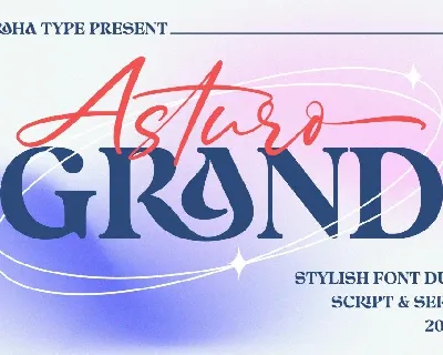 Asturo Grand DEMO font