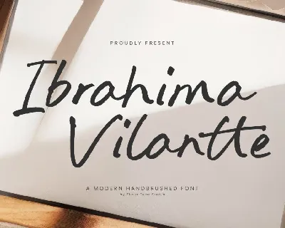 Ibrahima Vilantte font