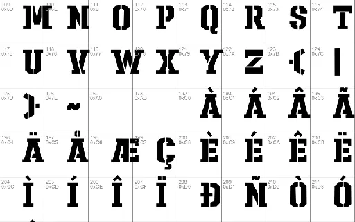 Sharpshooter font