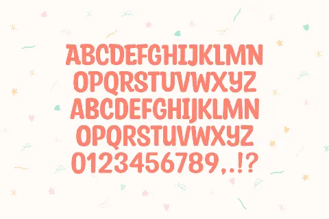 Party Confetti font