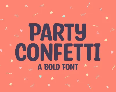 Party Confetti font