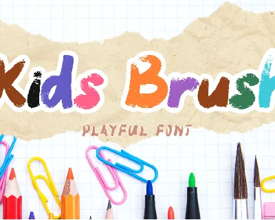 Kids Brush font