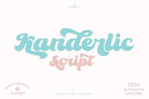 The Kanderlic font