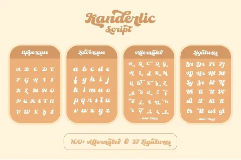 The Kanderlic font