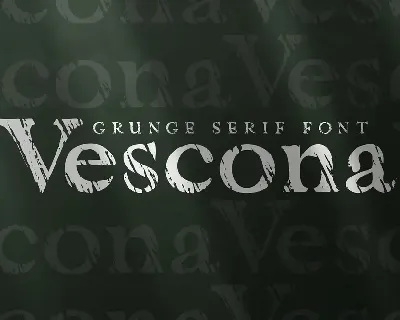 Vescona font